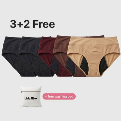 Livia - Original Leakproof Underwear (3+2 Free)